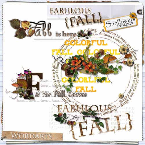 Scrap kit - Fabulous Fall