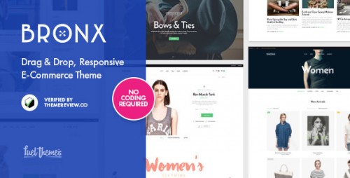 Download Nulled Bronx v1.4.3 - Responsive Drag & Drop WooCommerce Theme product picture