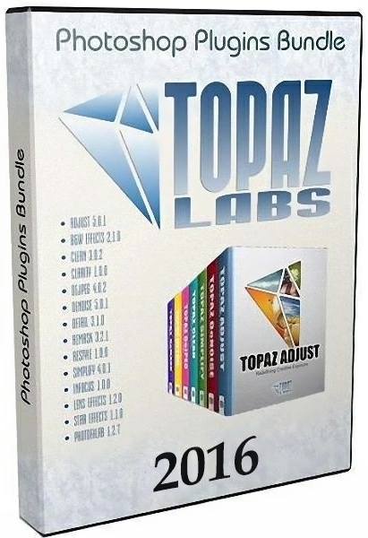 Topaz Labs Photoshop Plugins Bundle 09.2016