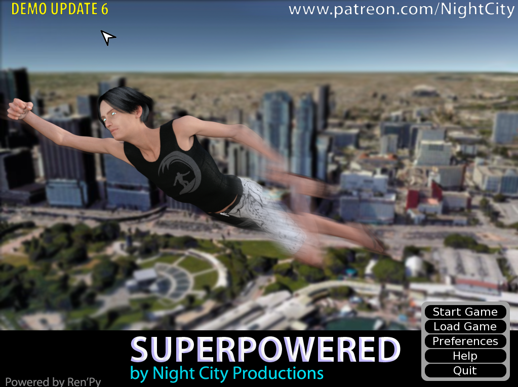 NIGHT CITY PRODUCTIONS SUPERPOWERED V0.08.30 Comic