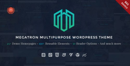 Nulled Megatron v2.2 - Responsive MultiPurpose WordPress Theme graphic