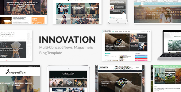 Nulled ThemeForest - INNOVATION v3.0 - Multi-Concept News, Magazine & Blog Template