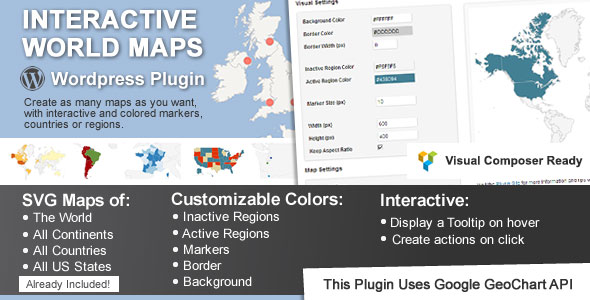 Nulled CodeCanyon - Interactive World Maps v1.91 - WordPress Plugin