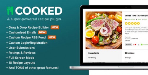 [GET] Nulled Cooked v2.4.0 - A Super-Powered Recipe Plugin - WordPress product graphic