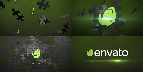 Puzzle Logo Animation Element 3D - Project for After Effects (Videohive)