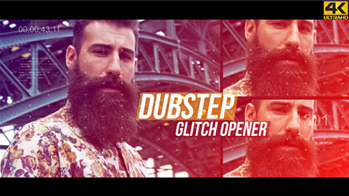 Dubstep Glitch Opener - 4K - Project for After Effects (Videohive)
