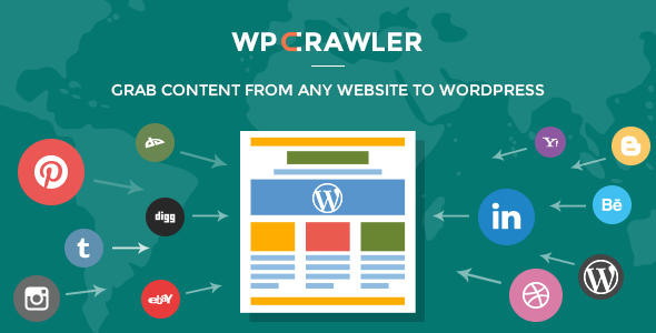 WP Crawler v1.1.3 - Grab Any Website Content To WordPress