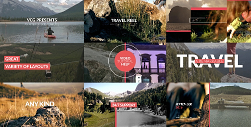 Travel Reel With Titles - Project for After Effects (Videohive)