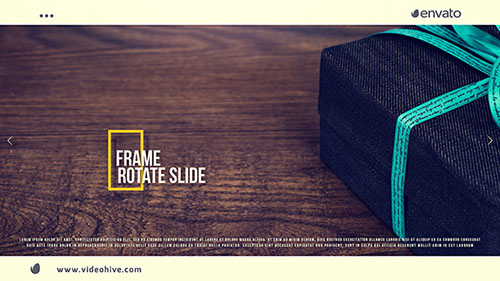Frame Rotate Slide - Project for After Effects (Videohive)