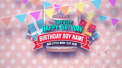 Happy Birthday Slideshow - After Effects Template