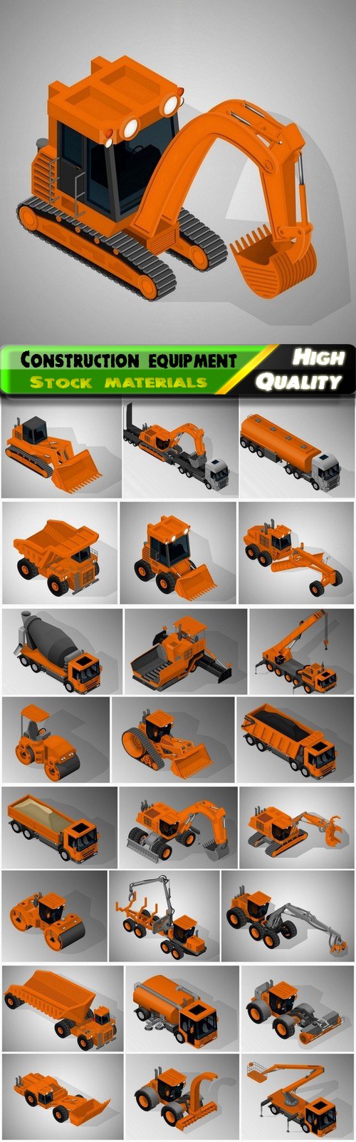 Agricultural and construction equipment and vehicles - 25 Eps