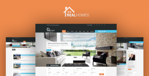 Download Nulled Real Homes v2.6.2 - Themeforest WordPress Real Estate Theme  