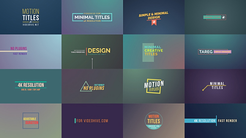 Motion Titles 17490523 - Project for After Effects (Videohive)