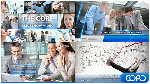 Simple Corporate Slideshow - Project for After Effects (Videohive)