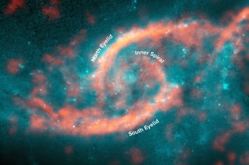 Волна в галактике IC 2163