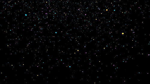Confetti colored particles 