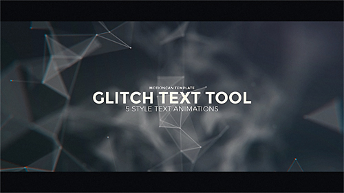 Glitch Text Tool - Project for After Effects (Videohive)