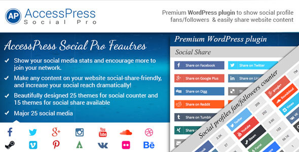 AccessPress Social Pro v1.3.1 - Wordpress Plugin