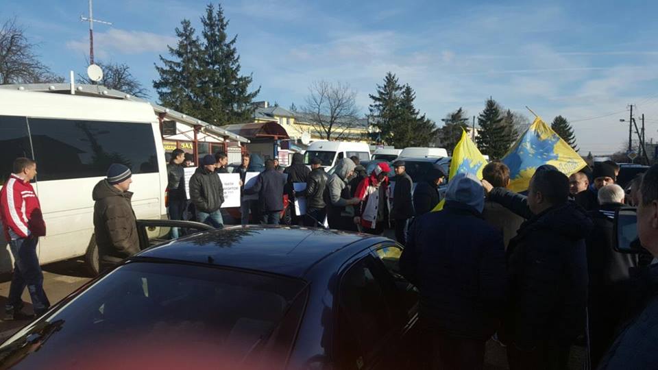 Владельцы авто опять протестовали на границе с Польшей: фото