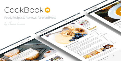 Nulled CookBook v1.9 - Food Magazine Blog logo