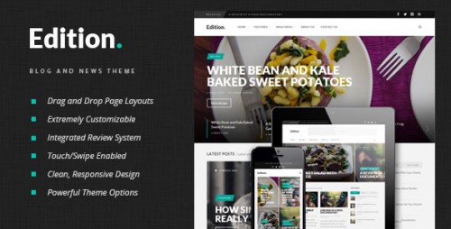 NULLED Edition v1.7.4 - Responsive News and Magazine Theme product picture