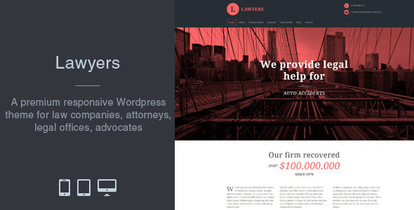 Nulled ThemeForest - Lawyers v2.1.0 - Responsive Business WordPress Theme