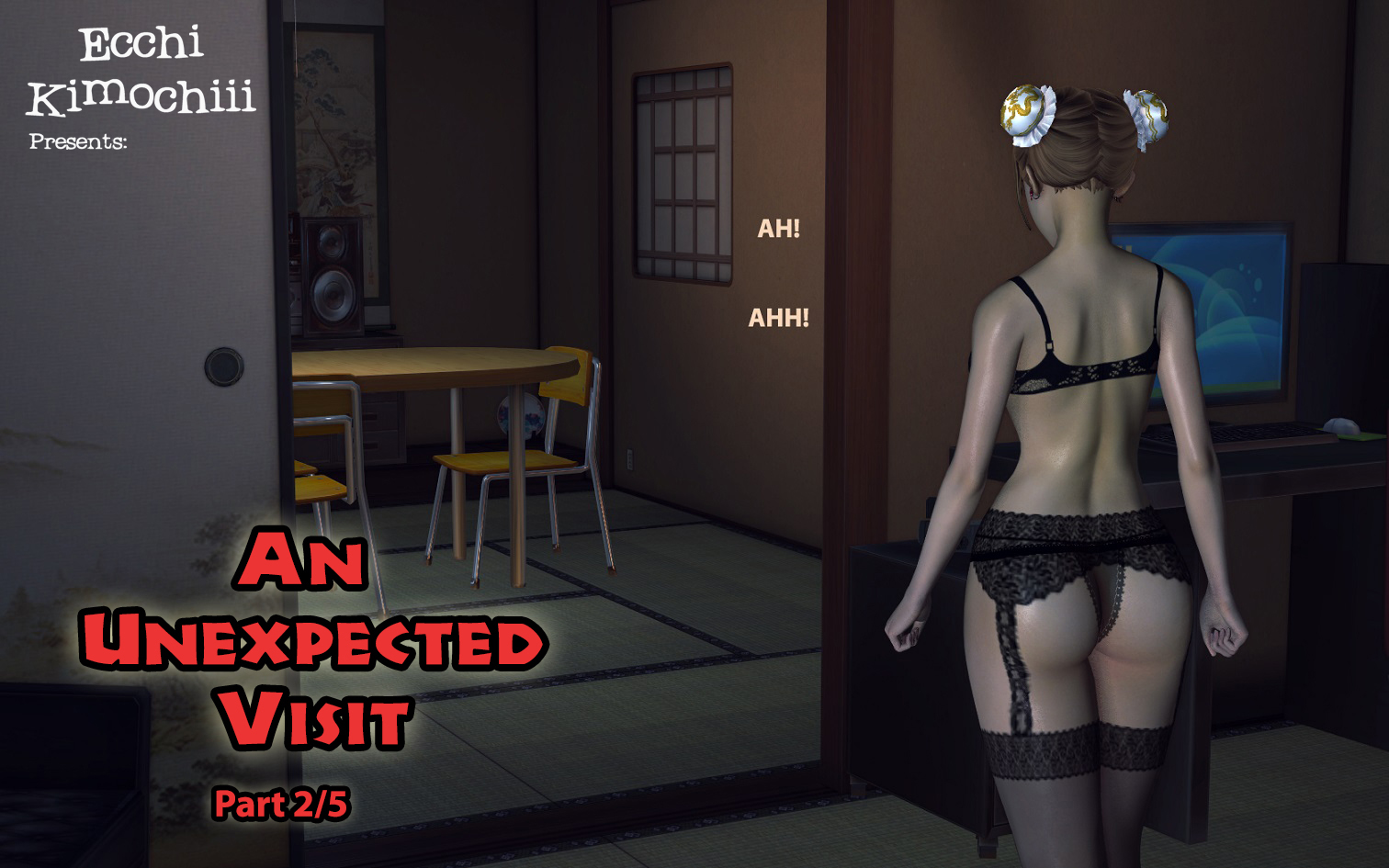 Free Download 3D Adult Comics An unexpected visit by Ecchi Kimochiii