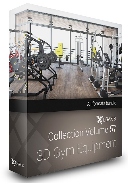 CGAxis Models Volume 57 - Gym Equipment