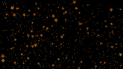 Gold stars background footage 