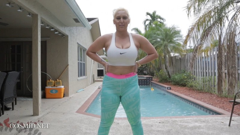 [Cosmid.net] Bailey Martin - BAILEY DOING YOGA [Boobs - Huge, Butt - Large, Costume, Cropped Top, Gym Clothes, Hair - Blonde, Spandex, Sports Bra, Tight Top, Topless] [720p]