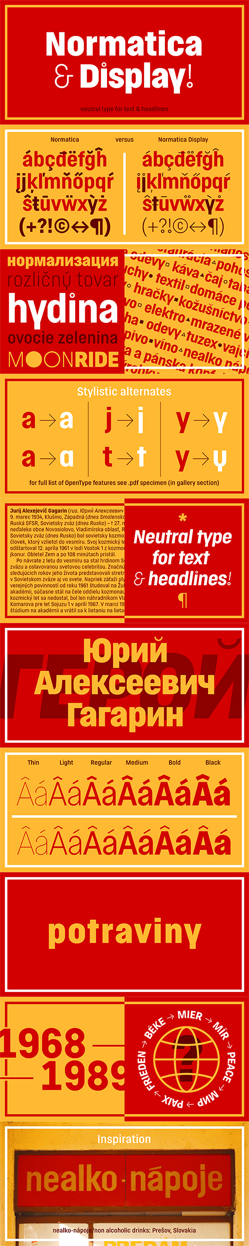 Normatica font family
