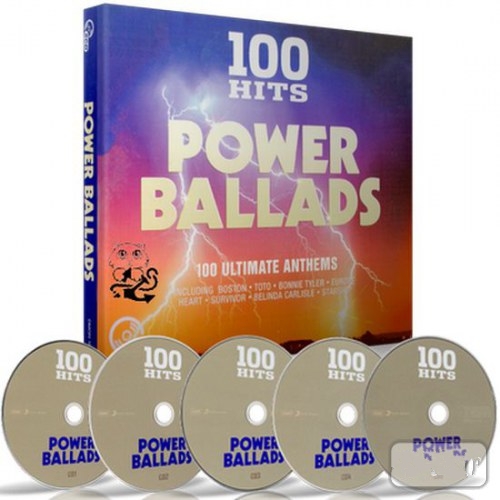 100 Hits Power Ballads (5CD) (2016) FLAC