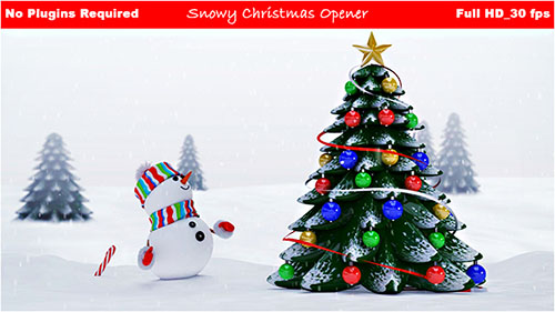 Snowy Christmas Opener - Project for After Effects (Videohive)
