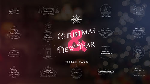 17 Christmas & New Year Titles - Project for After Effects (Videohive)