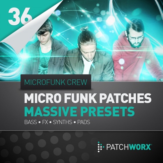 Loopmasters Patchworx 36: MicroFunk Crew Micro Funk Massive Presets NSMV MIDI