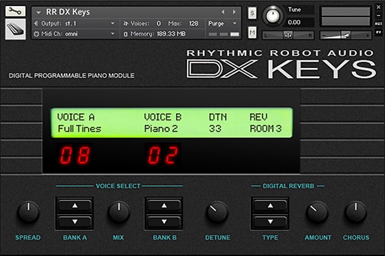 Rhythmic Robot Audio DX Keys Deluxe KONTAKT