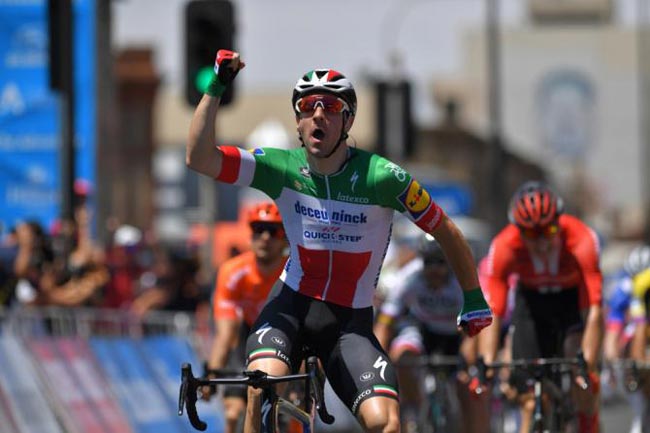 Итальянец Вивиани победил на первом этапе велогонки «Тур Даун Андер»