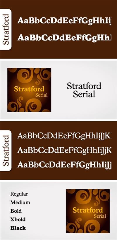 Stratford Serial Font Family