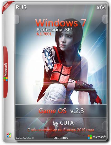 Windows 7 Professional x64 Game OS v.2.3 by CUTA (RUS/2019)