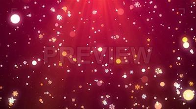 MA - Snowflakes, Stars, Bokeh Christmas Background 144601