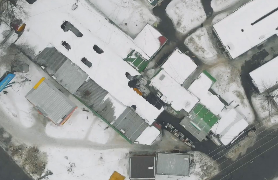 Вісті з Полтави - У Полтаві на ринку «Балковий» обвалився дах(відео)