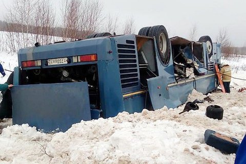 В России переворотился автобус с ребятенками: 7 погибших, 25 раненых