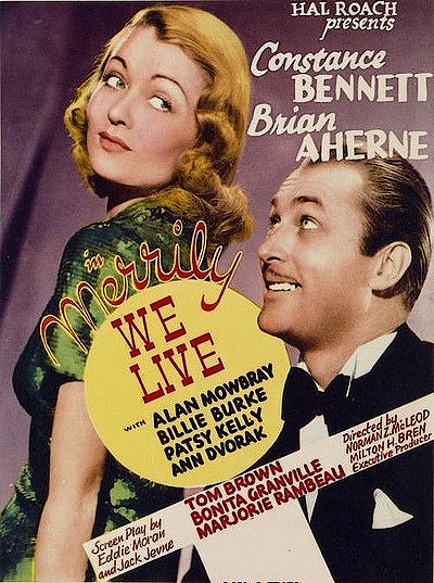 Весело мы живём / Merrily we live (1938) DVDRip