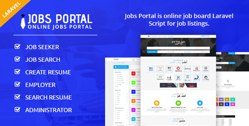 CodeCanyon - Jobs Portal - Job Board Laravel Script (Update: 23 October 18) - 22607607